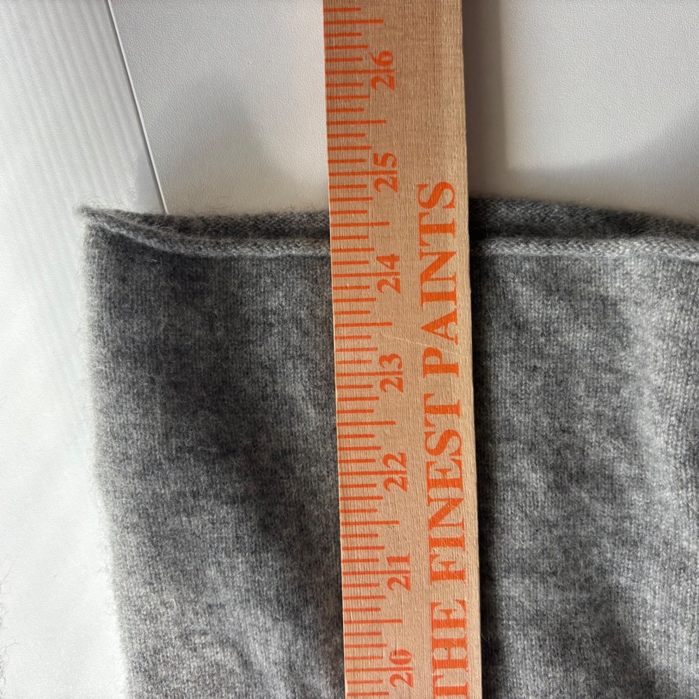 J. Crew Womens Cashmere Sweater Crew Neck Long Sleeve‎ Gray Pullover Top Small - Picture 6 of 8
